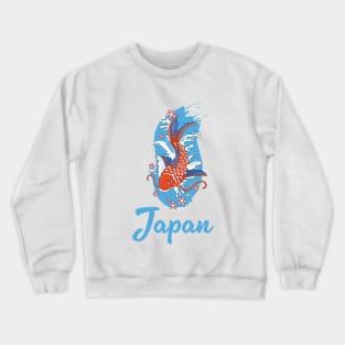 Japan Koi travel logo Crewneck Sweatshirt